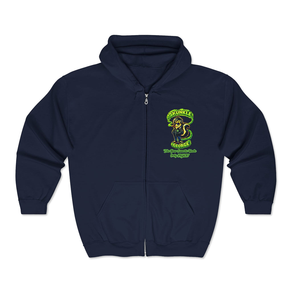 Zip Hoodie - "This Too Shall Puff Puff Pass" Colorful Stoner Graphic