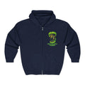 Zip Hoodie - "This Too Shall Puff Puff Pass" Colorful Stoner Graphic