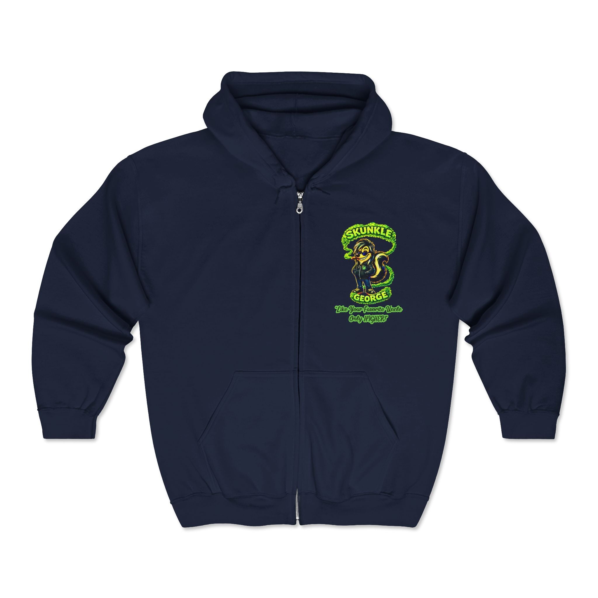 Zip Hoodie - "This Too Shall Puff Puff Pass" Colorful Stoner Graphic
