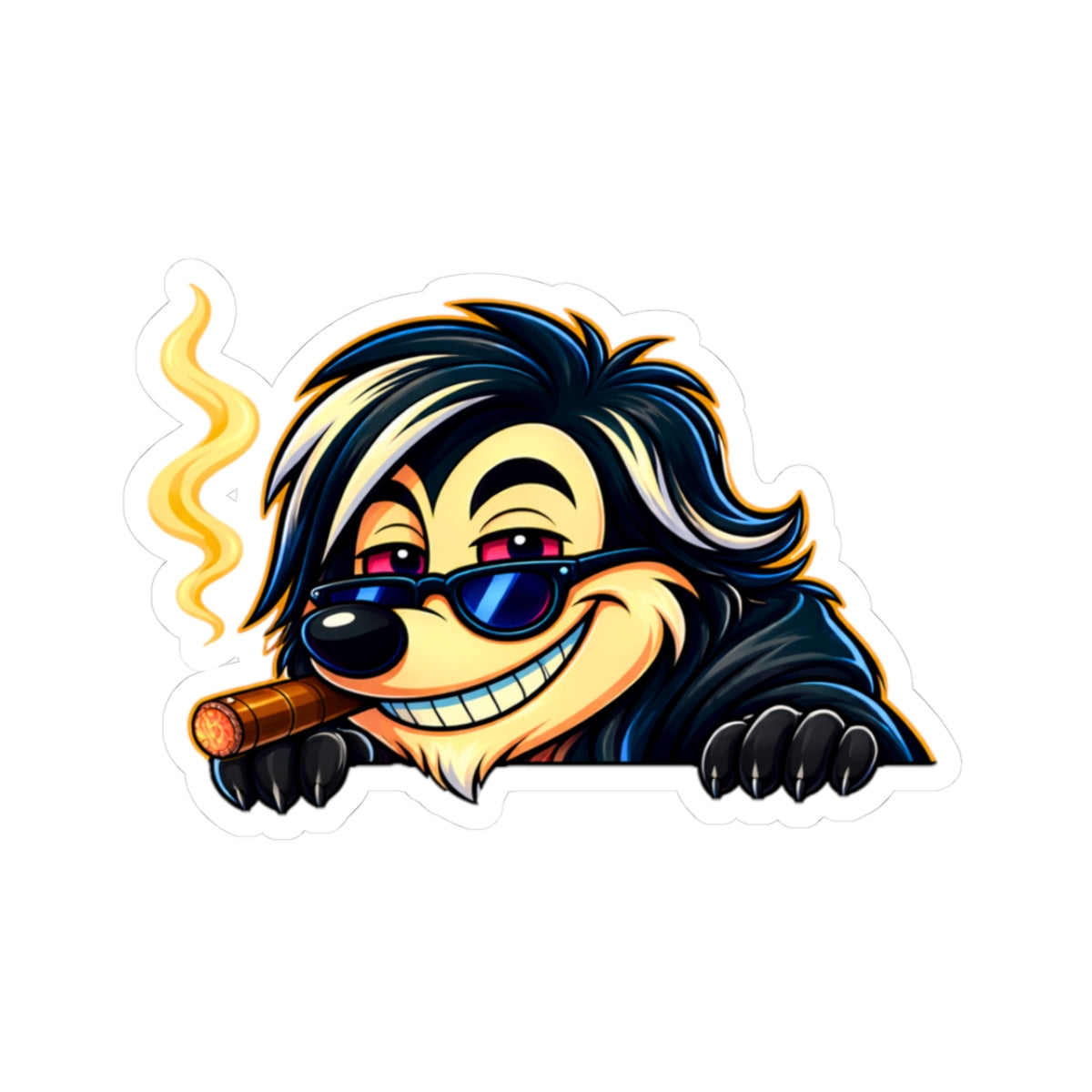 Skunkle George Sticker — Kiss-Cut Vinyl Decal