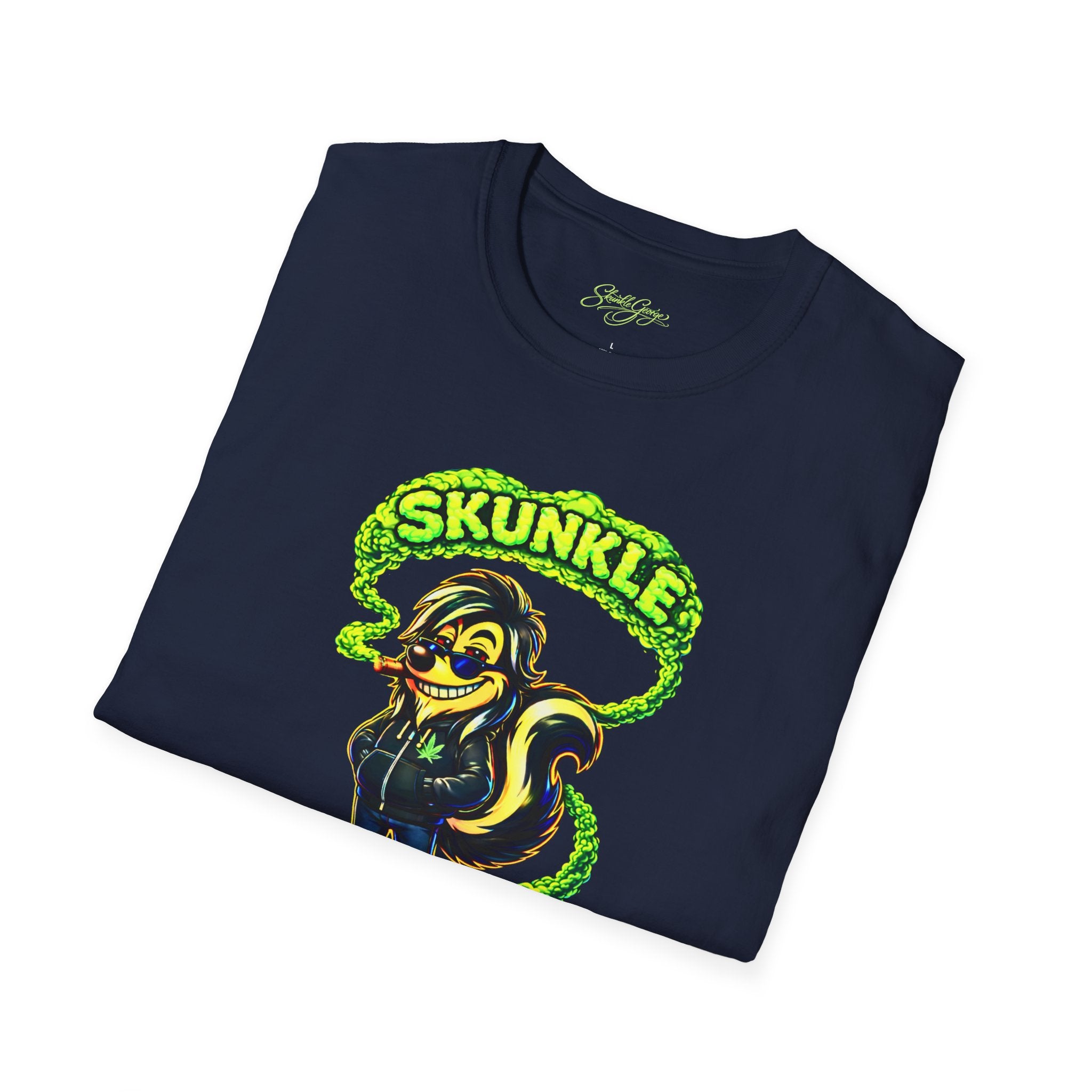 Skunkle George Skunk T-Shirt | Cannabis Canna-Us Graphic Tee