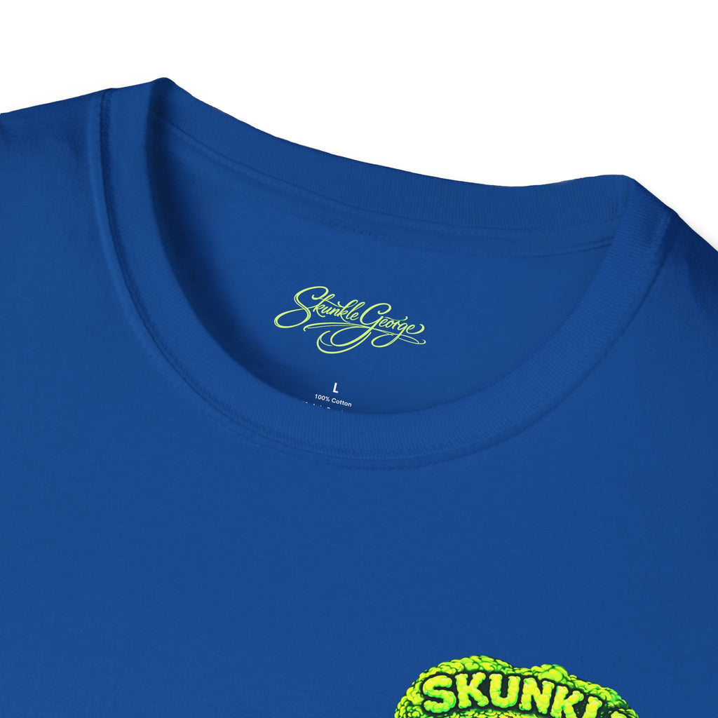 Skunkle George Cinematic T-Shirt — "You're Gonna Need A Bigger Bag!!!" Retro Cinematic Graphic Tee