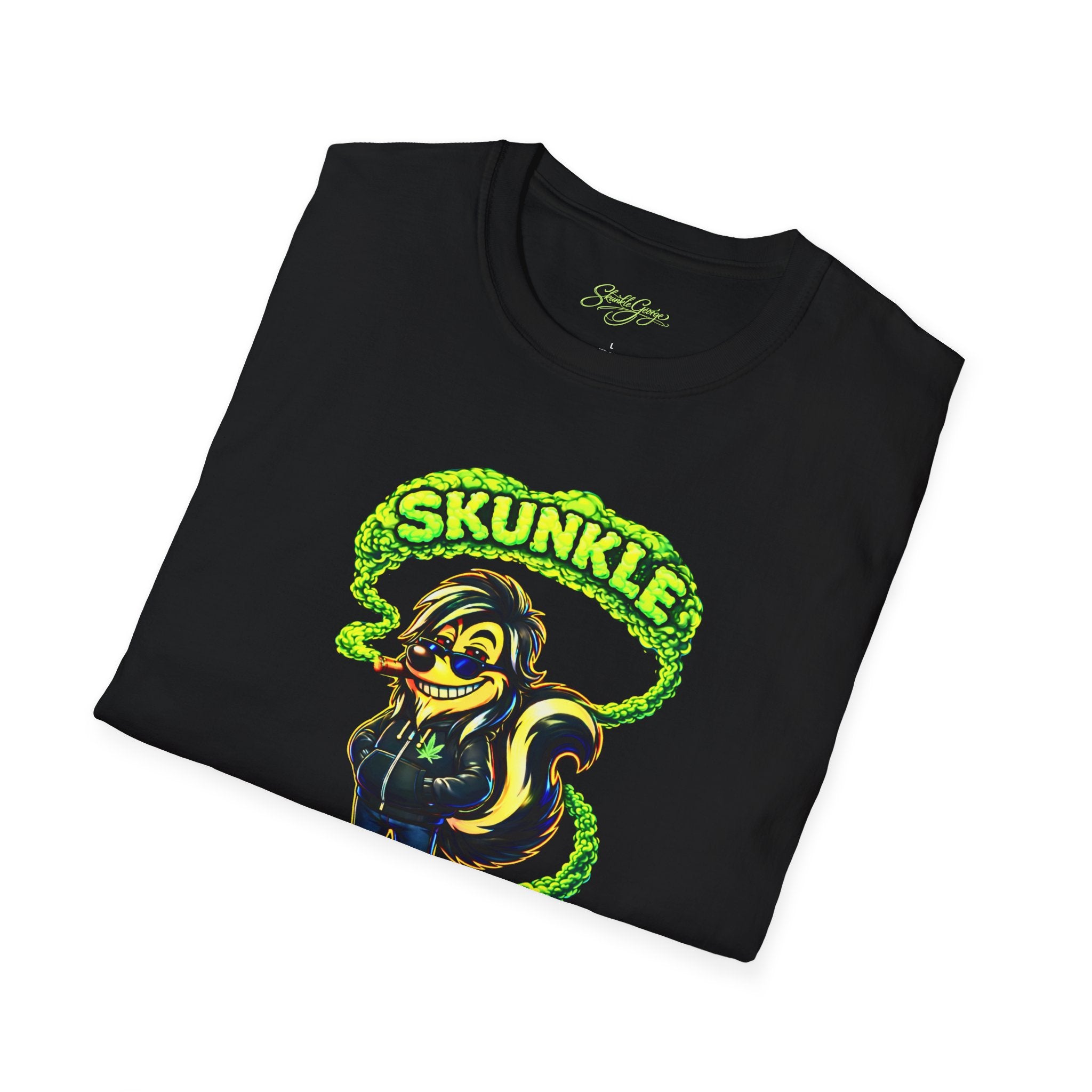 Skunkle George Skunk T-Shirt | Cannabis Canna-Us Graphic Tee