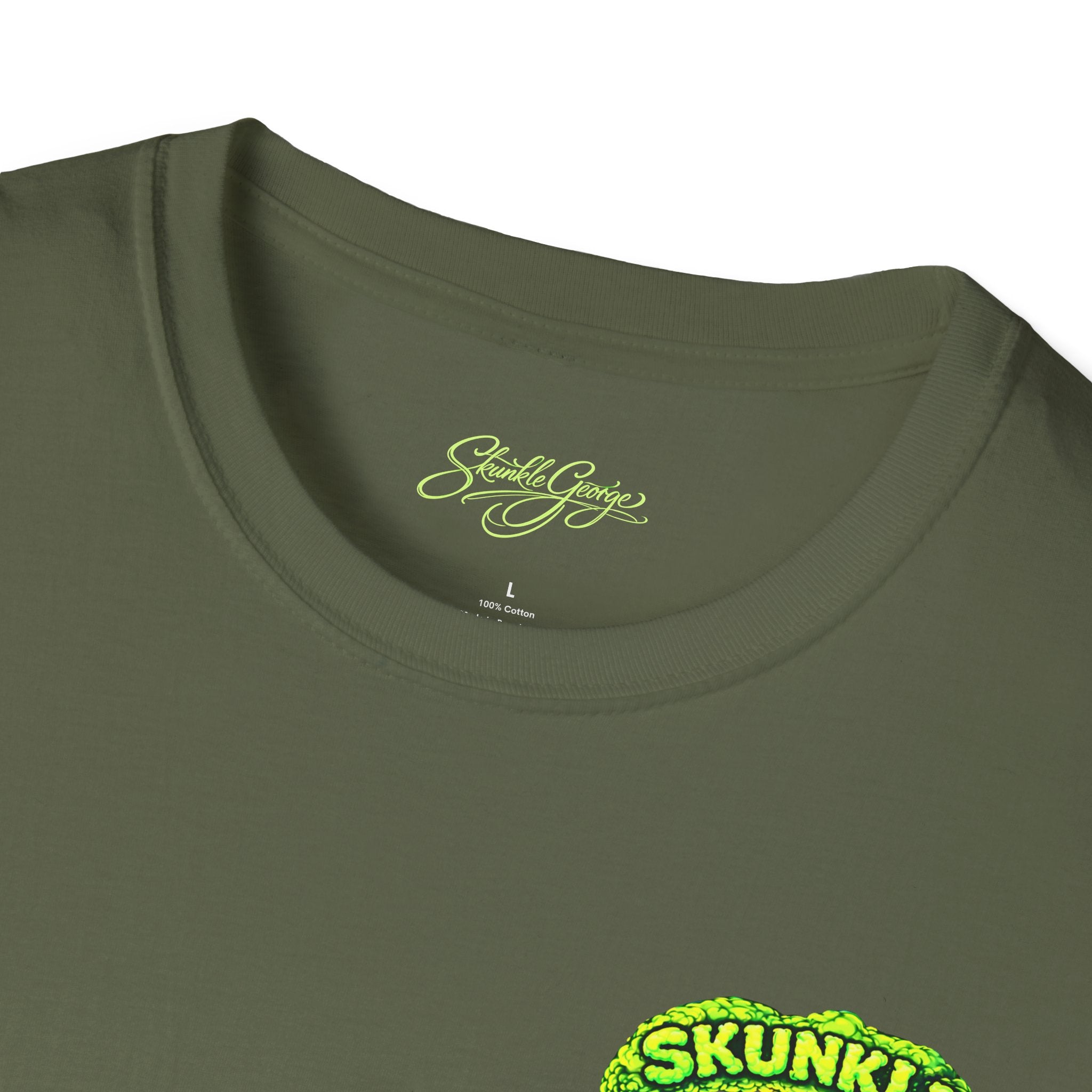 Skunkle George T-Shirt | Retro Cannabis Edibles Rocket Shirt