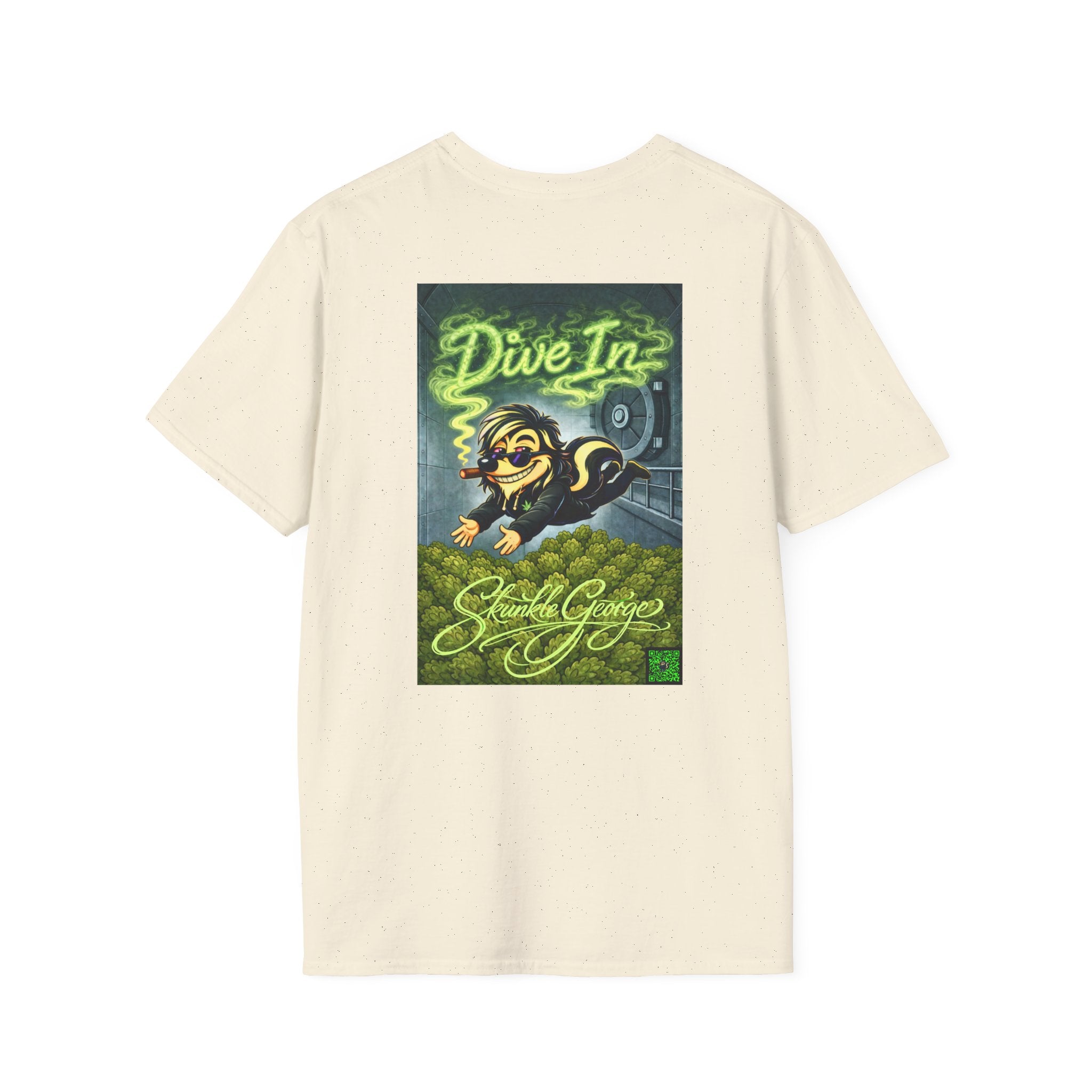 Skunkle George's Canna-Bin Graphic T-Shirt