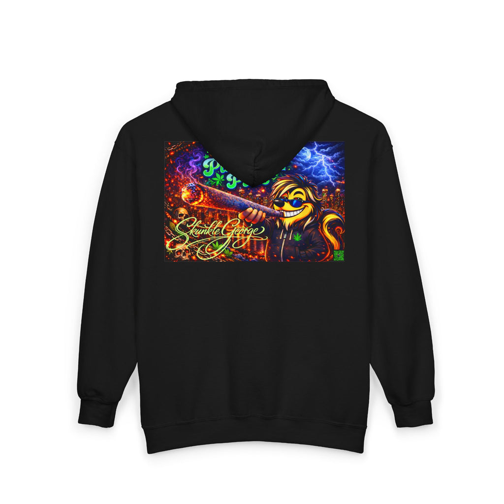 Zip Hoodie - "This Too Shall Puff Puff Pass" Colorful Stoner Graphic