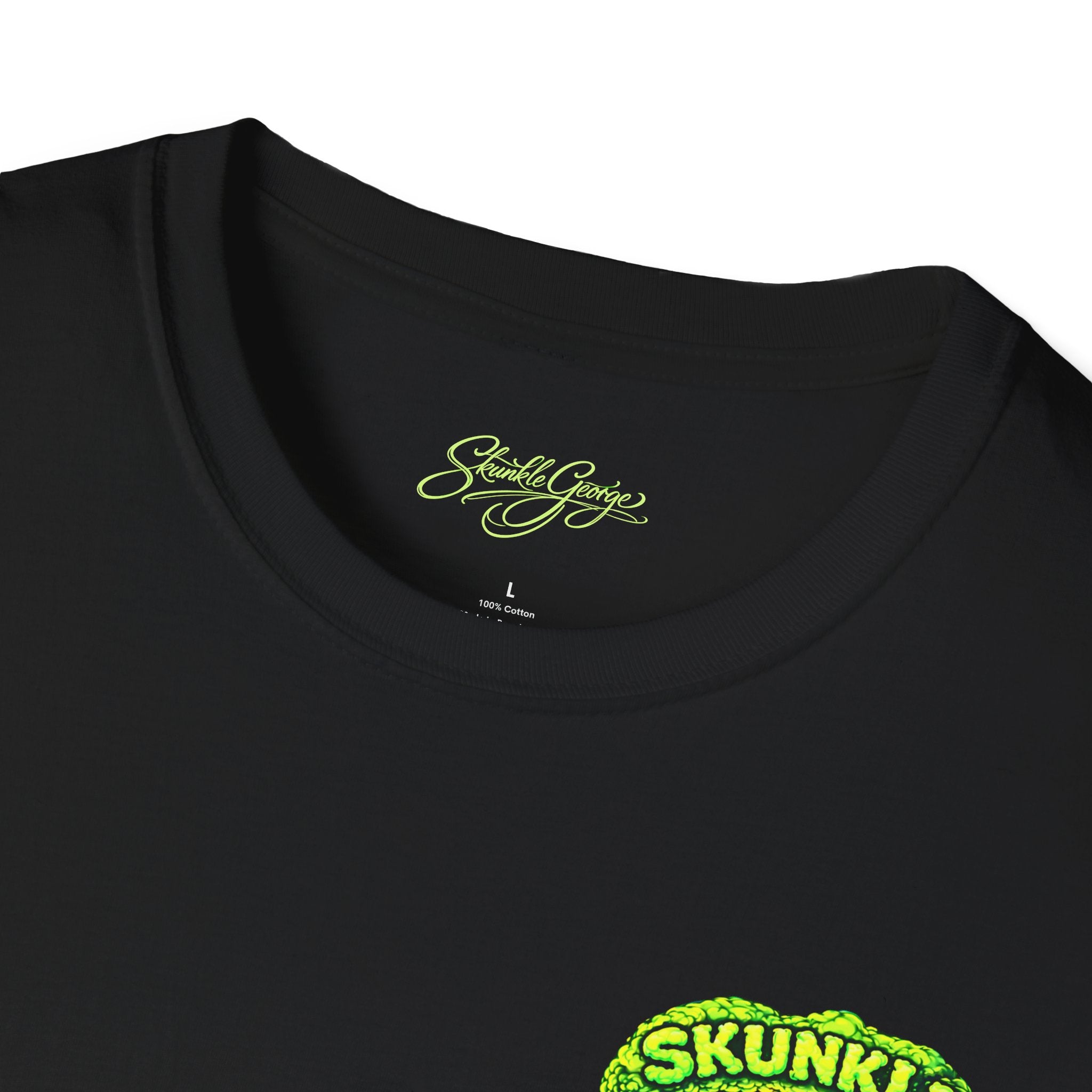 Skunkle George Cinematic T-Shirt — "You're Gonna Need A Bigger Bag!!!" Retro Cinematic Graphic Tee