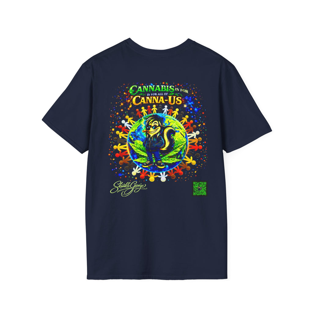 Skunkle George Skunk T-Shirt | Cannabis Canna-Us Graphic Tee