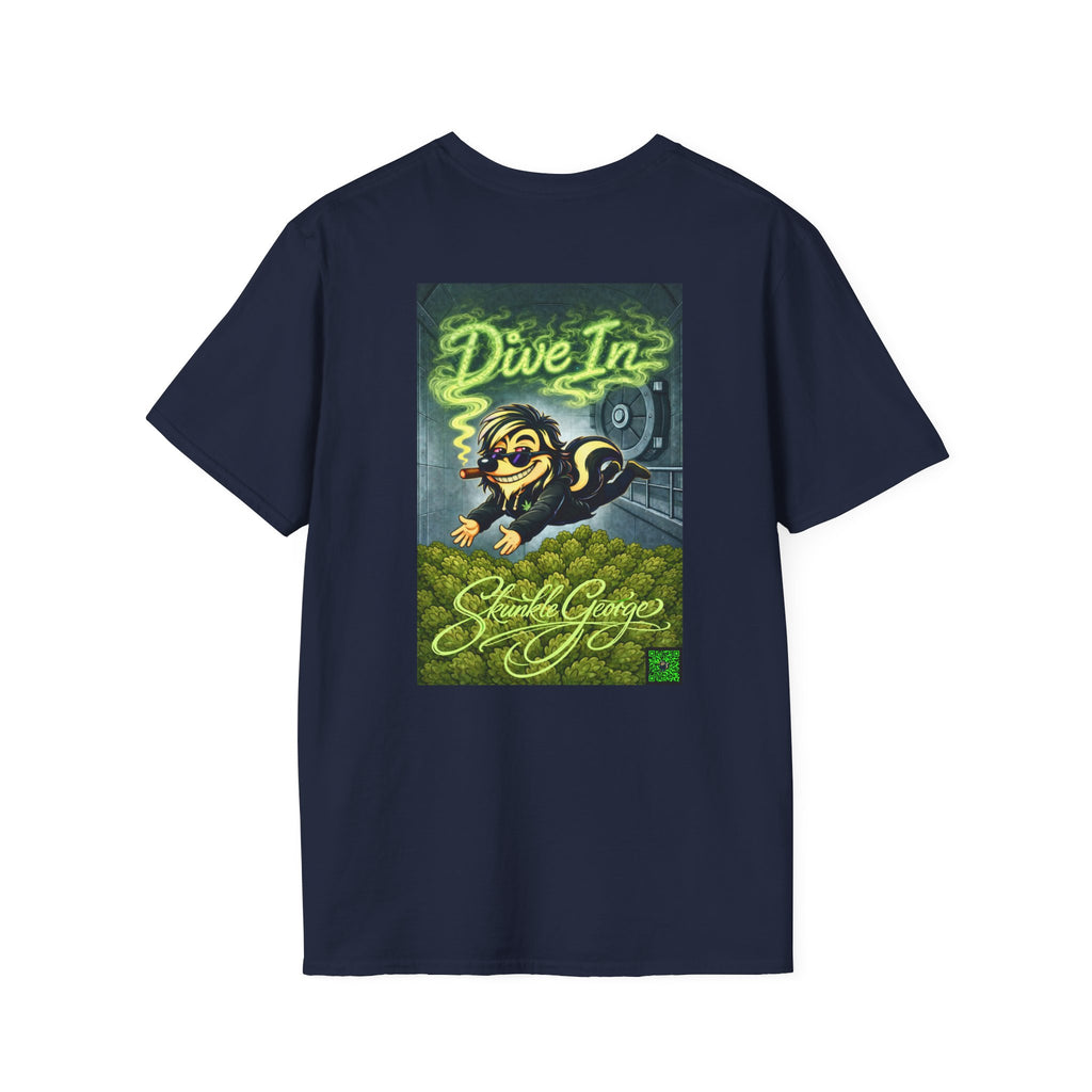 Skunkle George's Canna-Bin Graphic T-Shirt