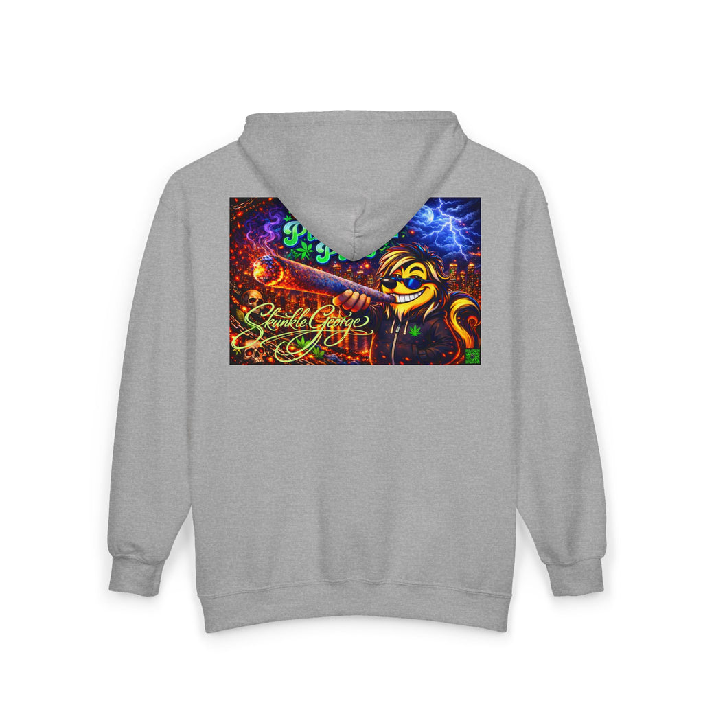 Zip Hoodie - "This Too Shall Puff Puff Pass" Colorful Stoner Graphic